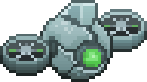 A fallen clone's gun returning as a drone companion